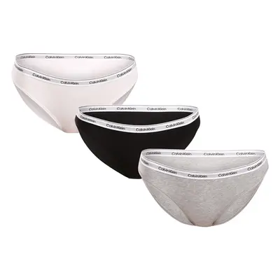 3PACK Calvin Klein naisten pikkuhousut moniväriset (QD5207E-MPI) L