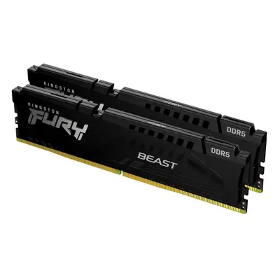 Kingston Technology FURY Beast 16 Gt 6000 MT/s DDR5 CL30 DIMM (2 kpl:n pakkaus) , musta, EXPO, 16 GB, 2 x 8 GB, DDR5, 288-pin DI