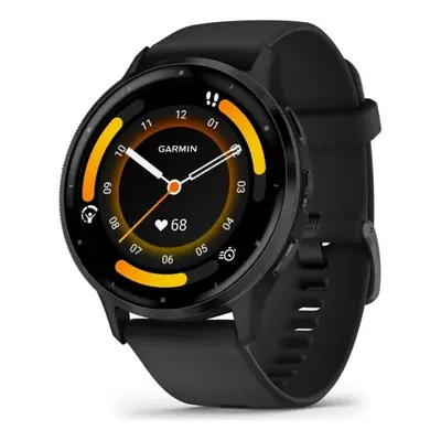 Garmin Venu 3 musta + liuskekivi - A - Kuin uusi