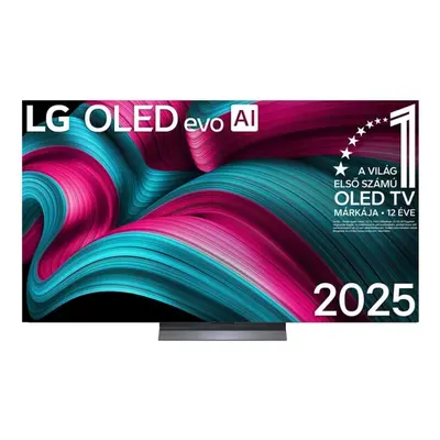 LG OLED evo AI OLED65C51LA, 165,1 cm (65), 3840 x 2160 pikseliä, OLED evo, Älytelevisio, Wi-Fi, musta
