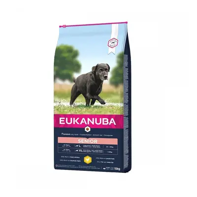 Eukanuba Senior Large Breed Fresh Chicken, Koiran kuivaruoka, 15 kg