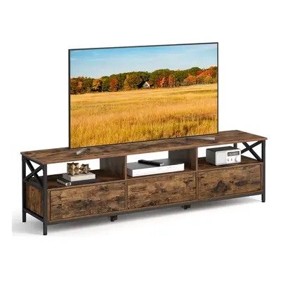 TV-taso, 178x40x50 cm, Ruskea-Musta