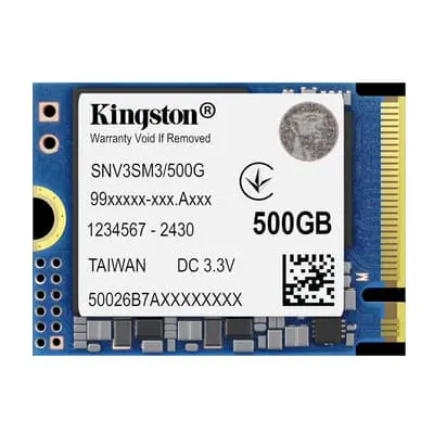 Kingston NV3 500 Gt M.2 2230 PCIe 4.0 NVMe -SSD-levy