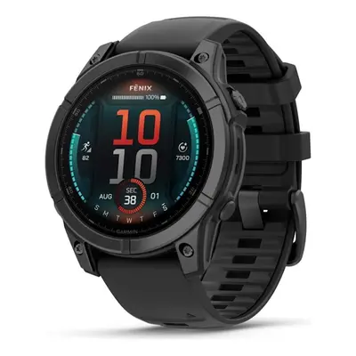 Garmin Fenix E 3,3 cm (1.3") AMOLED 47 mm Digitaalinen 416 x 416 pikseliä Kosketusnäyttö Musta Wi-Fi GPS (satelliitti)