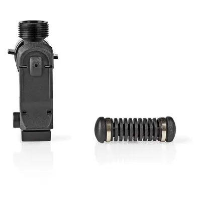 Nedis Elektroninen Aqua Stop | 3/4" ulkokierre | 3/4" sisäkierre | Sopii laitteeseen: Astianpesukone / Pesukone | Musta