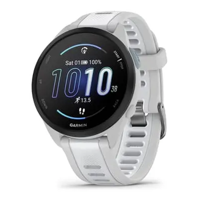 Garmin Forerunner 165 43mm AMOLED -urheilukello, Mist Gray/Whitestone