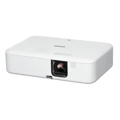 Epson CO-FH02 - 3LCD-projektori - bærbar - 3000 lumen (hvid) - 3000 lumen (farve) - 16:9 - 1080p - sort/hvid - Android TV