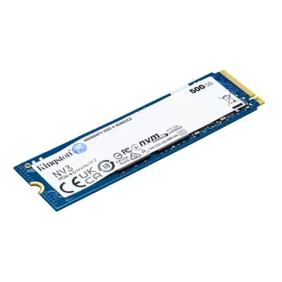 Kingston NV3 500 Gt M.2 PCIe 4.0 NVMe -SSD-levy