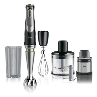 Braun MultiQuick 9 MQ 9138XI 1200 W 600 ml -sauvasekoitinsarja, musta, ruostumaton teräs