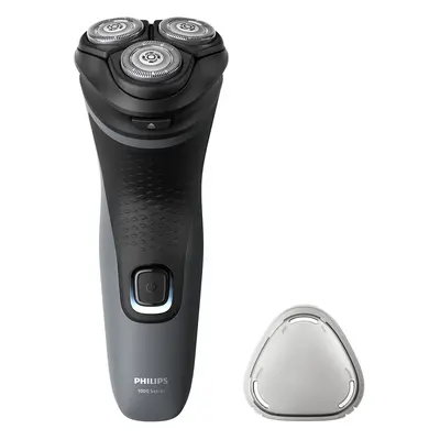 Philips Shaver 1000 Series S1142/00 Sähkökäyttöinen parranajokone, Parranajokone kääntyvällä päällä, Musta, Harmaa, Akku, Nikkel