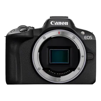 Peilittömän Canon EOS R50 -kameran runko, musta