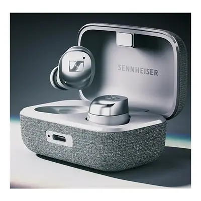 Kuulokkeet Sennheiser Momentum True Wireless 4 vastamelunappikuulokkeet, hopea