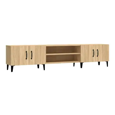 vidaXL TV-taso Sonoma-tammi 180x31,5x40 cm tekninen puu