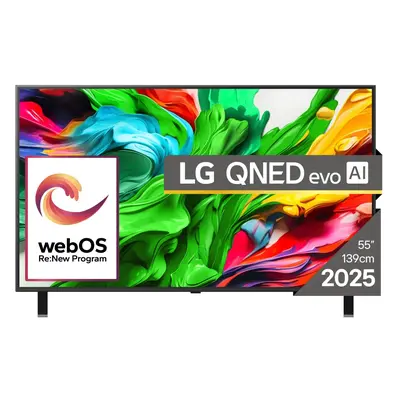 LG QNED85A3C 55" 4K QNED evo Mini LED webOS 25 TV, 120 Hz, Dolby Vision