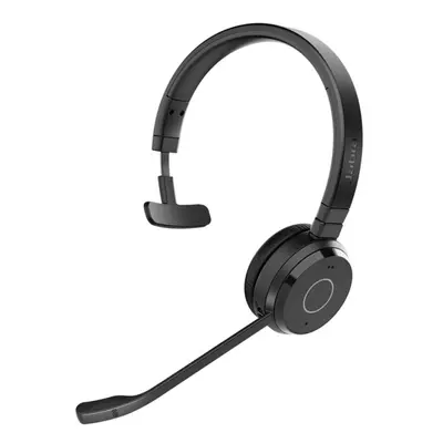 Jabra Evolve 65 TE UC -langaton monokuuloke + USB-A-sovitin ja latausteline, musta