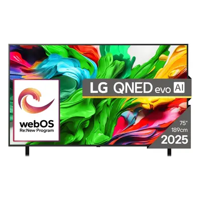 LG 75QNED85A3C 75" 4K QNED evo MiniLED webOS TV, 120 Hz, Dolby Vision, HDR10+