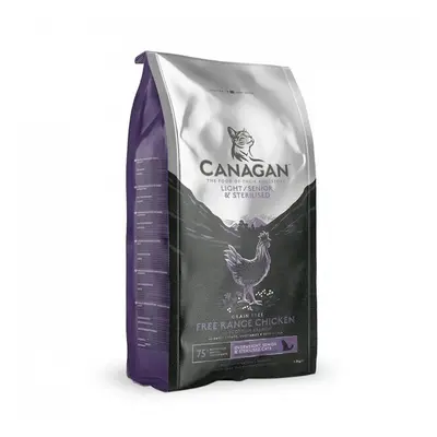 Canagan Light & Senior & Sterilised Chicken, Kissan kuivaruoka, 4 kg