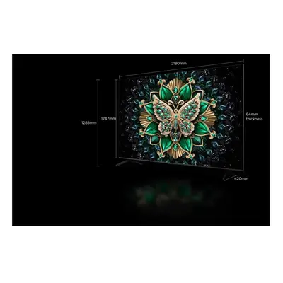 TCL C6K 65" 4K QD-Mini LED Google TV, 144 Hz, Dolby Vision IQ, HDR10+, metallic