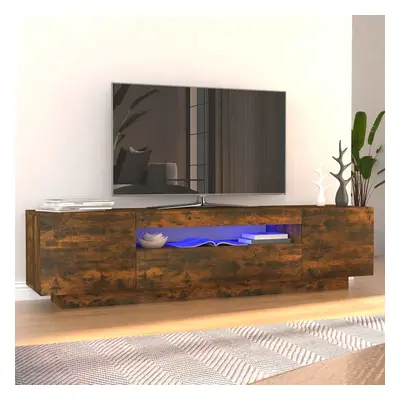vidaXL TV-taso LED-valoilla savutammi 160x35x40 cm