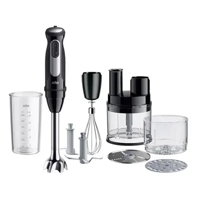 Braun MultiQuick 5 Pro MQ 55755 M, Upotettava sekoitin, 0,6 L, 1,2 m, 1000 W, musta