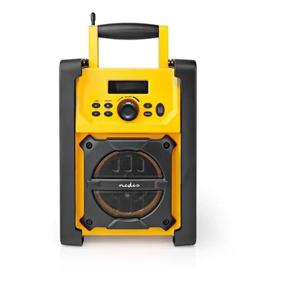Nedis radio Nedis RDFM3100YW radio Työpiste Digitaalinen Musta, Keltainen