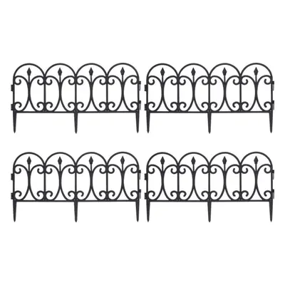 ProGarden Palisade-puutarha-aita 60x30 cm 4 kpl yleiskäyttöinen