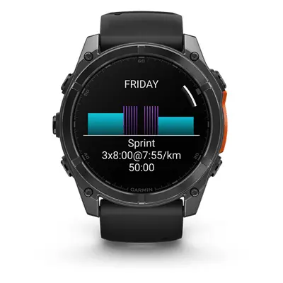 Garmin Fenix 8 51mm AMOLED -urheilukello, musta