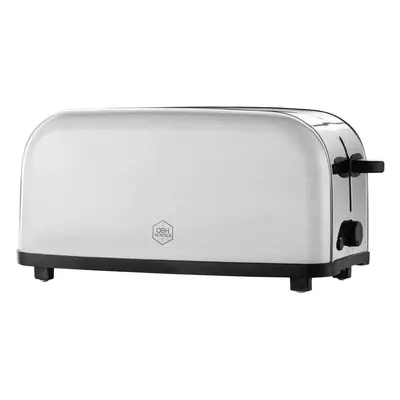 OBH Nordica Manhattan Steel -leivänpaahdin, 4 viipaleita, ruostumaton teräs