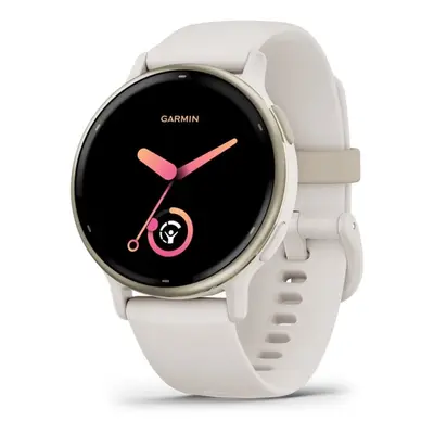 Garmin vivoactive 5 42.2mm -urheilukello, ivory / cream gold