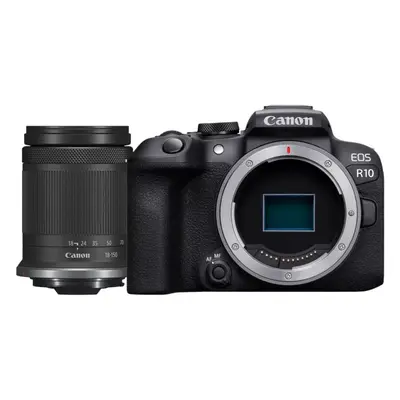 Canon EOS R10 + RF-S 18-150mm IS STM, 24,2 MP, 6000 x 4000 pikseliä, CMOS, 4K Ultra HD, Kosketusnäyttö, Musta