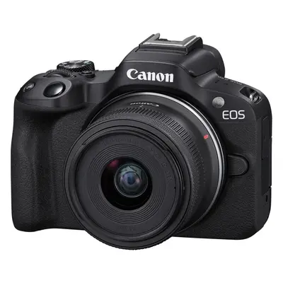Canon EOS R50, Black + RF-S 18-45mm F4.5-6.3 IS STM Kit, 24,2 MP, 6000 x 4000 pikseliä, CMOS, 4K Ultra HD, Kosketusnäyttö, Musta