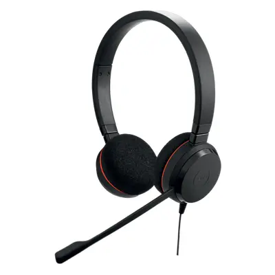 Jabra Evolve 20, Langallinen, 150 - 7000 Hz, Toimisto/puhelukeskus, 132 g, Kuulokkeet, musta