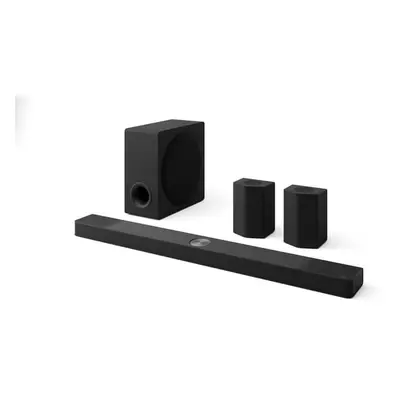 LG S95TR, 9.1.5 Dolby Atmos soundbar -äänijärjestelmä, langattomalla subwooferilla, musta