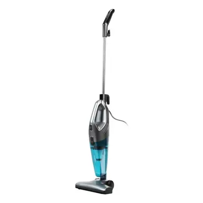 Cecotec Conga Popstar 1000 DuoStick Easy, 2-in-1 pölynimuri, pussiton, musta, hopea, turkoosi, 0,8 L, kuiva, sykloni, sykloniitt