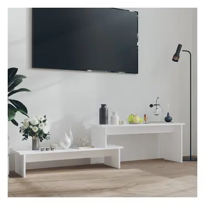 vidaXL TV-taso valkoinen 180x30x43 cm tekninen puu