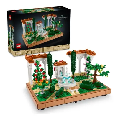 LEGO Icons 10359 Puutarha ja suihkulähde