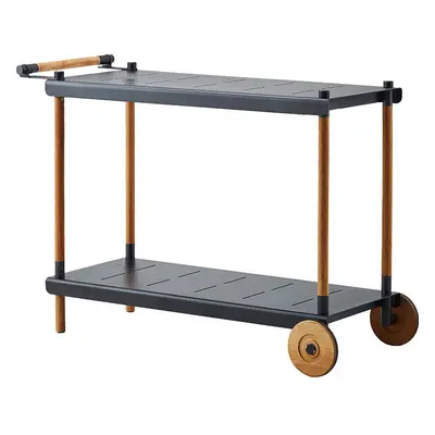 Cane-line, Frame Tarjoiluvaunu Teak/Lava Harmaa