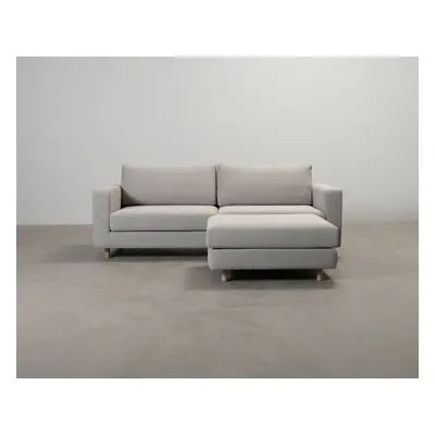 Sofacompany Douglas 3-istuttava sohva rahilla harmaanbeige