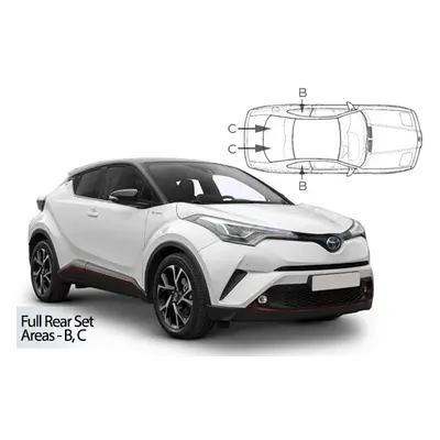 Häikäisysuojasarja Toyota C-HR, ovinen (2017➟), Car Shades